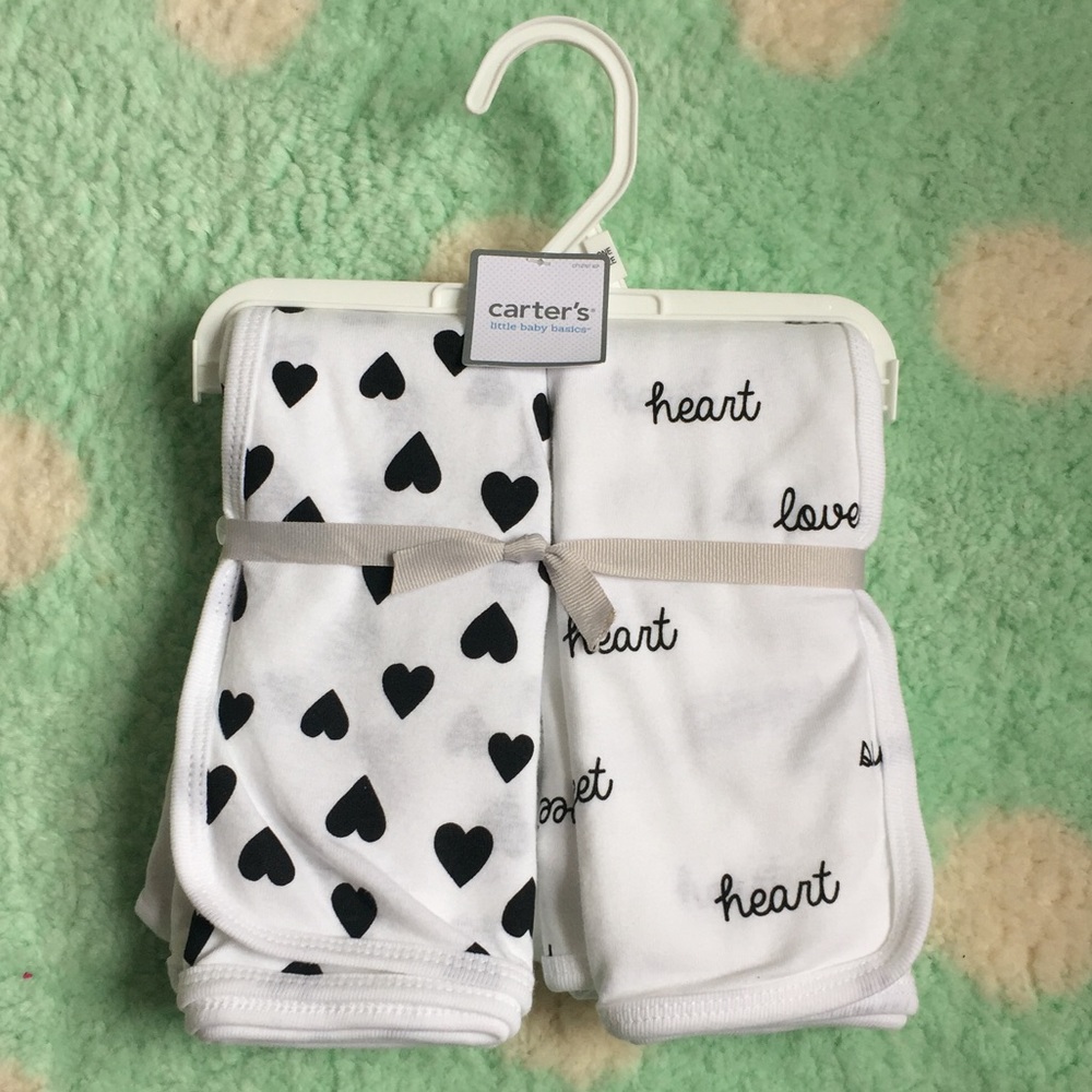 NWT Carter’s 2 Pack Cotton Swaddles